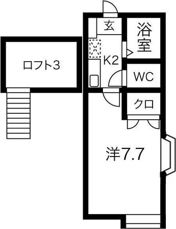 シェリールミニ B棟の物件間取画像